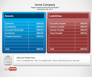 Balance Sheet PowerPoint Template