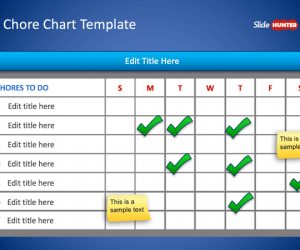 Chore Chart Template for PowerPoint