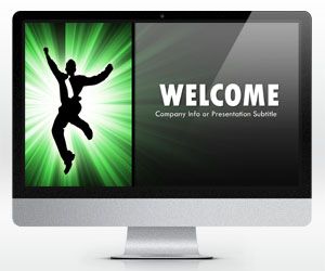 Widescreen Entrepreneur PowerPoint Template (16:9)