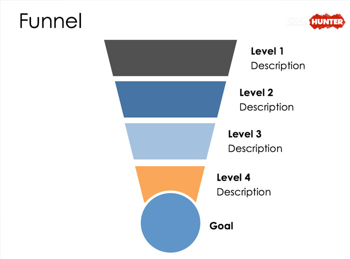 Free Funnel Diagram Design for PowerPoint