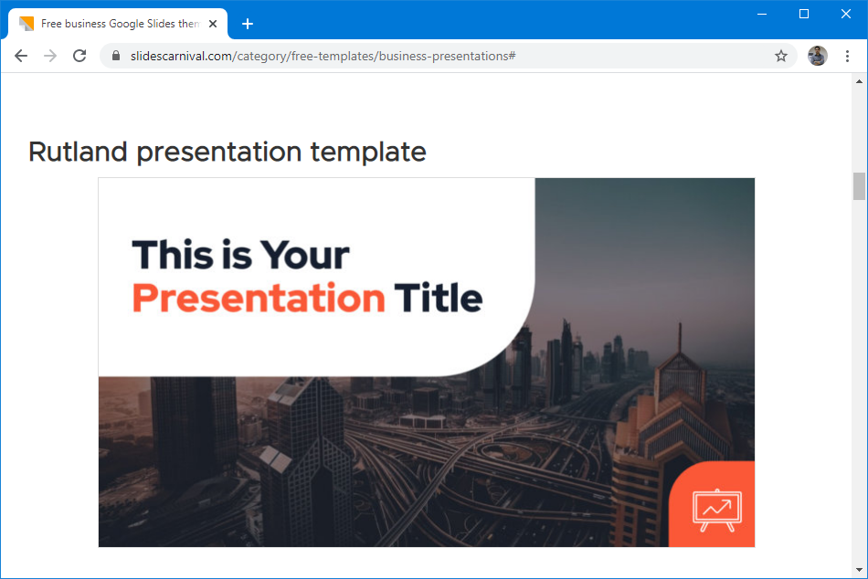 Free Google Slides and templates