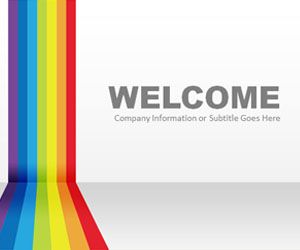 Rainbow PowerPoint Template