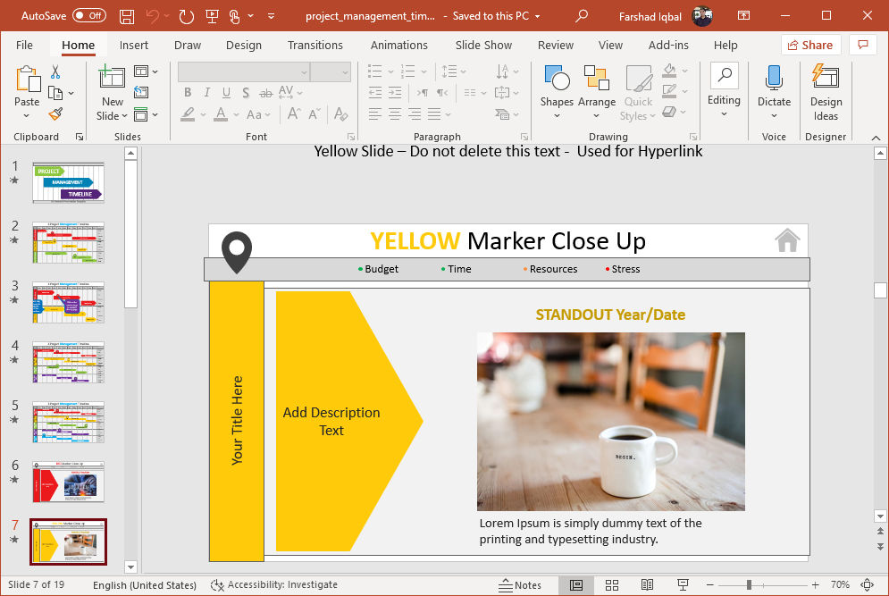 gantt chart timeline template