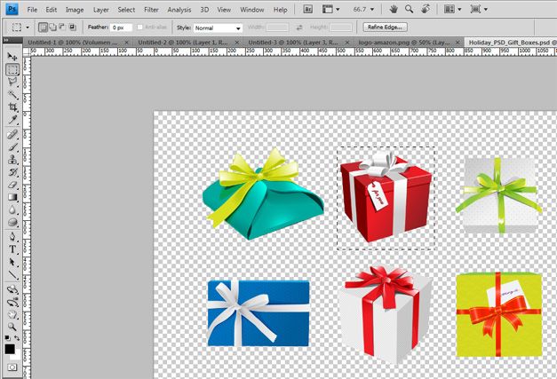 gift box holiday powerpoint