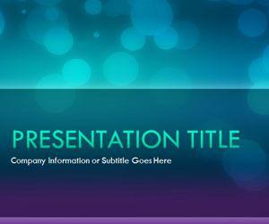 Glow Night PowerPoint Template