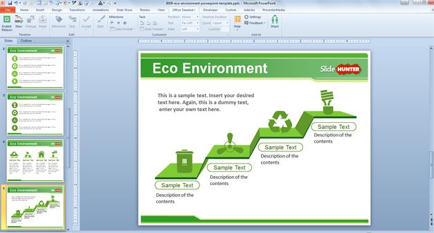 green powerpoint