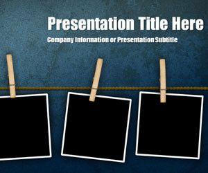 Peg Grunge PowerPoint Template