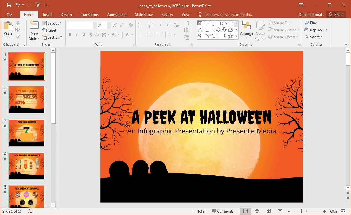 halloween-infographics-template-for-powerpoint