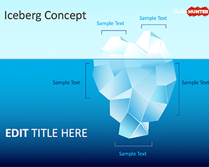 The Tip of the Iceberg PowerPoint Template