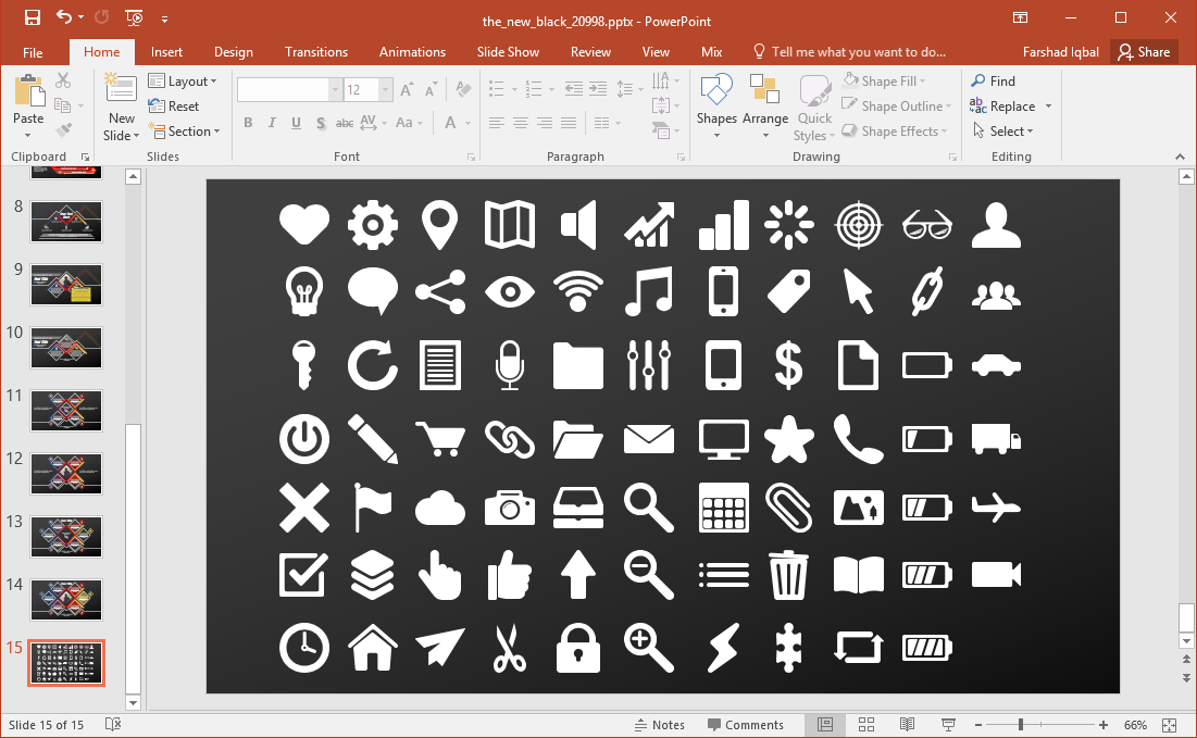 icons for every topic