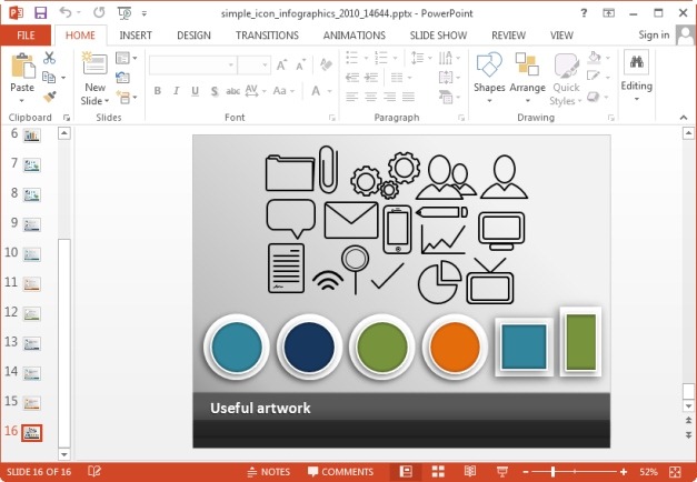 infographics icon set