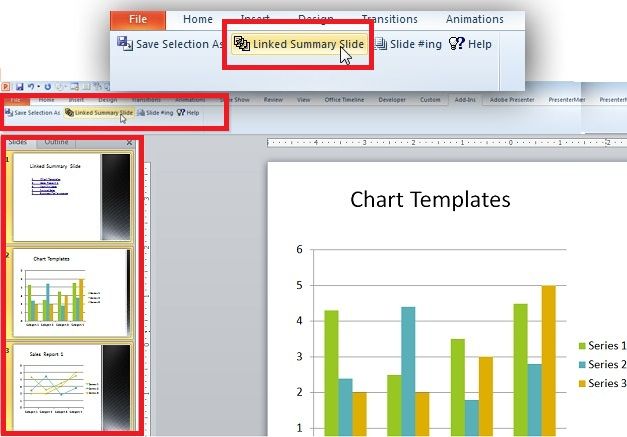 insert table content powerpoint