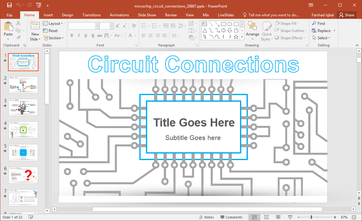 microchip circuit connections