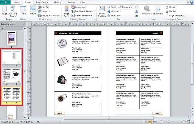 move page catalog powerpoint publisher