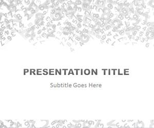 Numbers PowerPoint Template