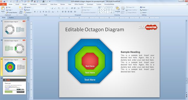 Octagon powerpoint