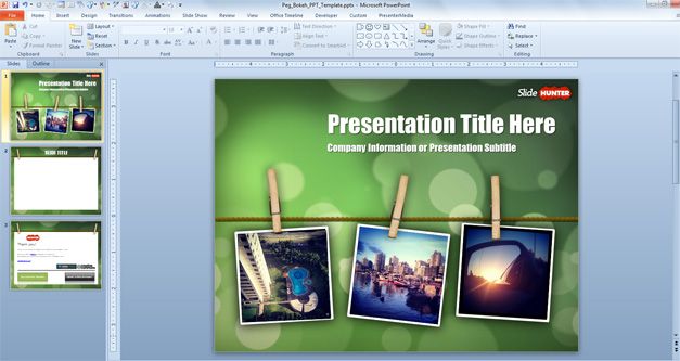 photos in powerpoint clip