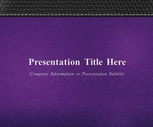 Leather PowerPoint Template