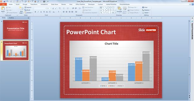 powerpoint chart example