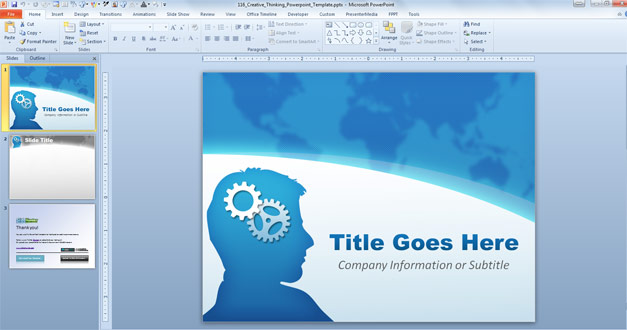 Free Creative Professional templates for PowerPoint