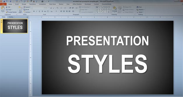 Presentation Styles techniques powerpoint