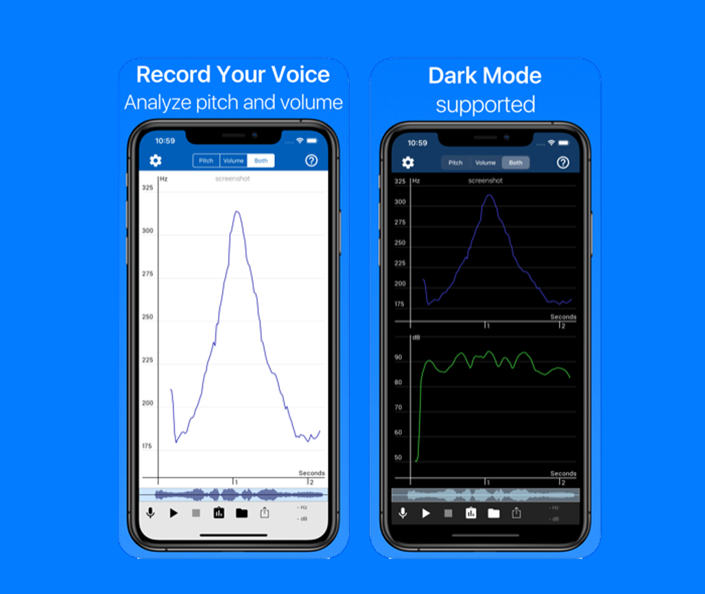 record and analyze voice