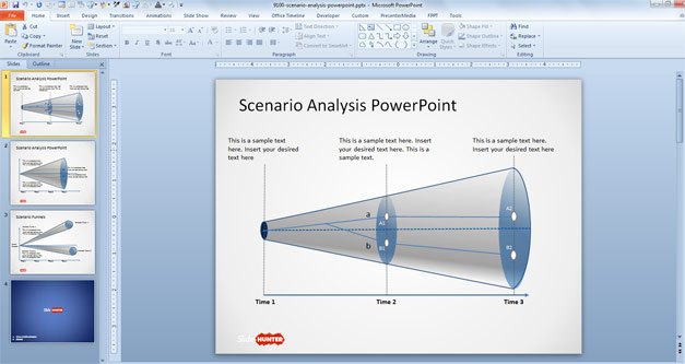 Scenario Funnel Diagrams