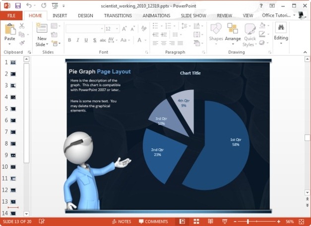 scientific powerpoint graph