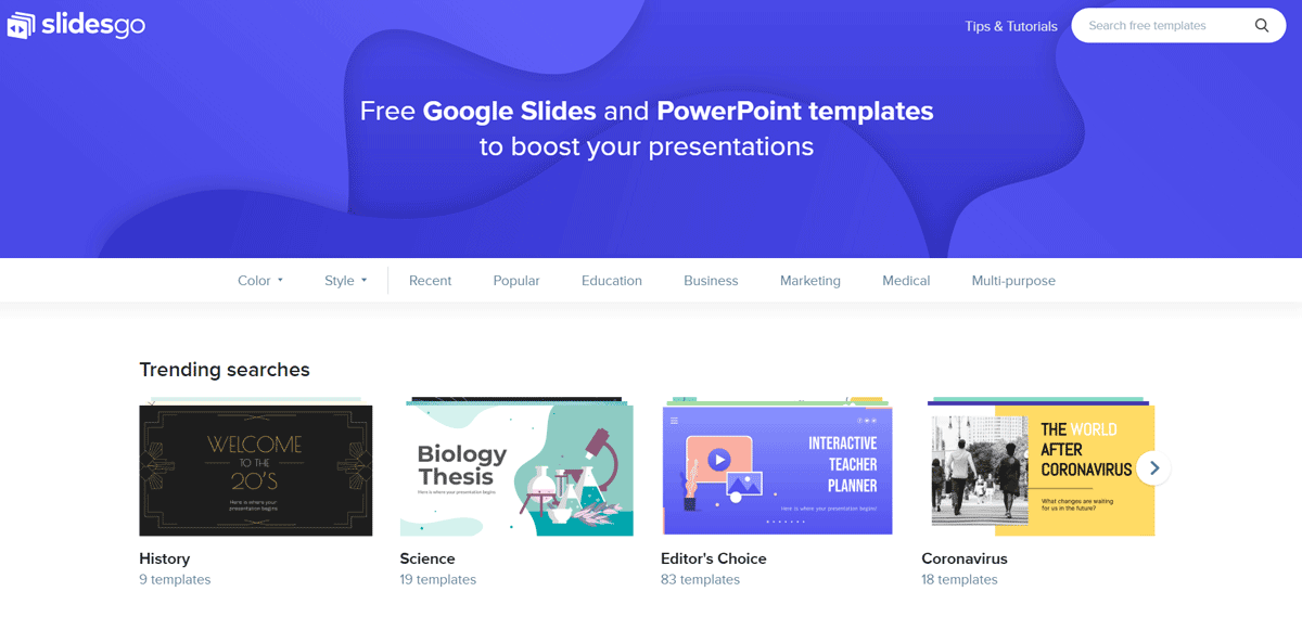 Slidesgo Presentation Templates