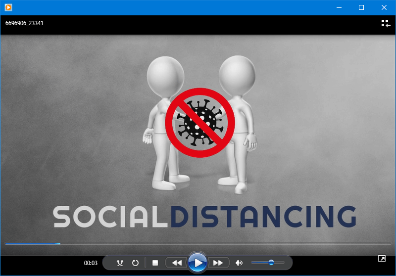 social distancing video