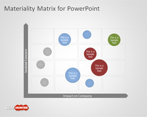 Corporate Governance Materiality Matrix for PowerPoint