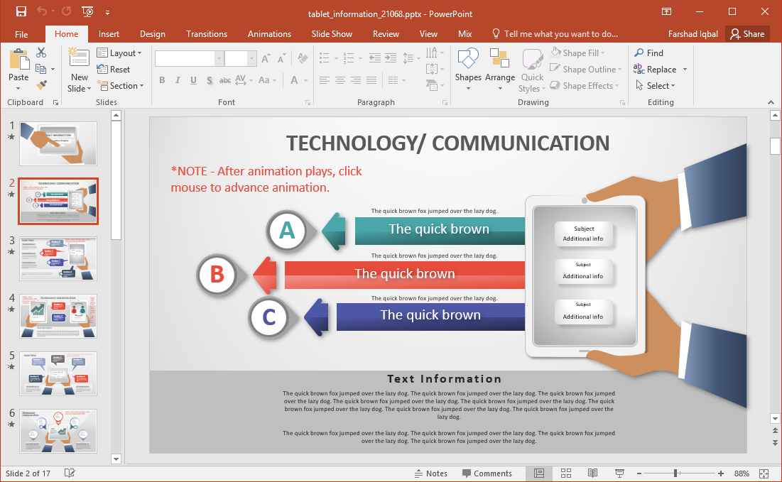 tablet infographics