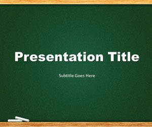 Chalkboard PowerPoint Template