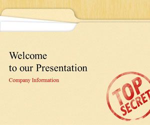 Top Secret PowerPoint Template