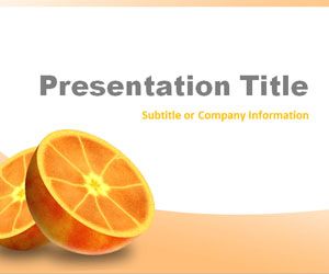 Oranges PowerPoint Template