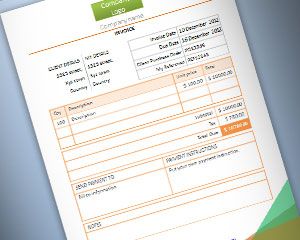 Simple Invoice PowerPoint Template