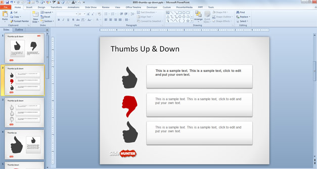 Thumbs Up picture for PowerPoint