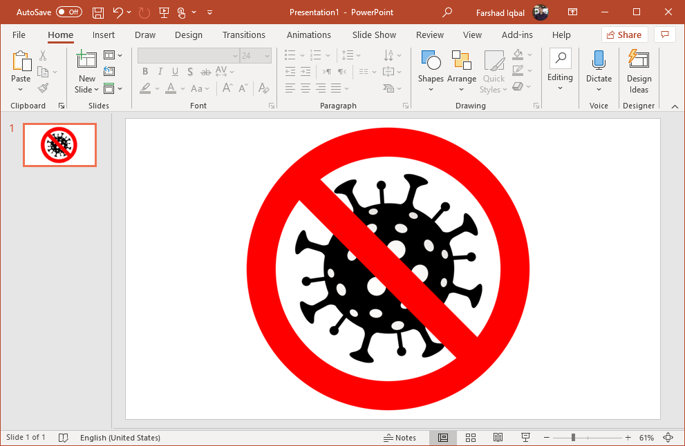 virus not allowed clipart for powerpoint