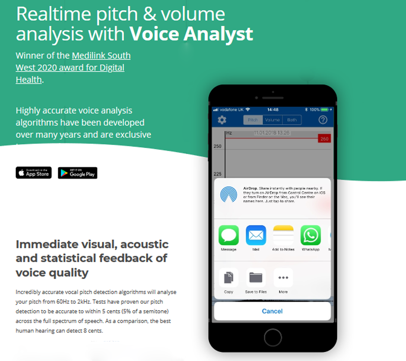 Improve Your Pitch and Volume for Public Speaking with Voice Analyst app