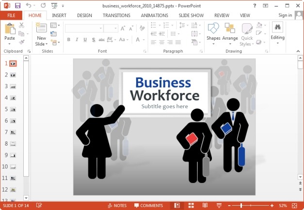 workforce powerpoint template